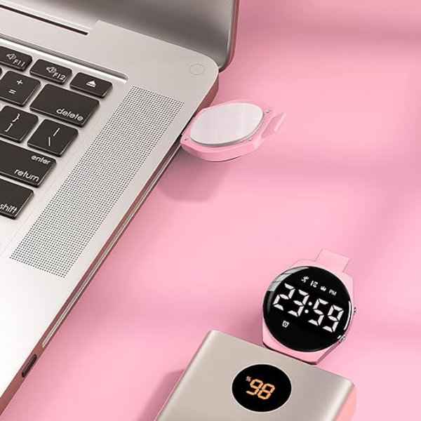 Børneure, Lille Øreure til Piger, Digital Fitness Tracker wi
