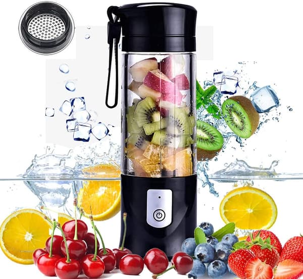 USB Elektrisk Säkerhetsjuicekopp, Juiceblender, Mini Bärbar R