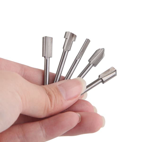 10 stk 3mm 1/8\" Mini Skaft HSS Joiner Router Bits Trebearbeiding DXGHC