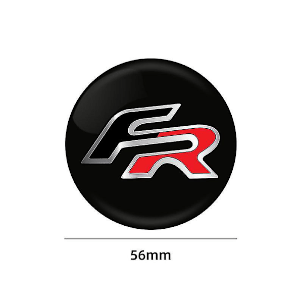 4 kpl 56 mm pyörän navan korkin tarra auton korkit vanteen tarrat merkkipeite koriste Seat Cupra Fr+ Ibiza Leon Altea vyö Ra