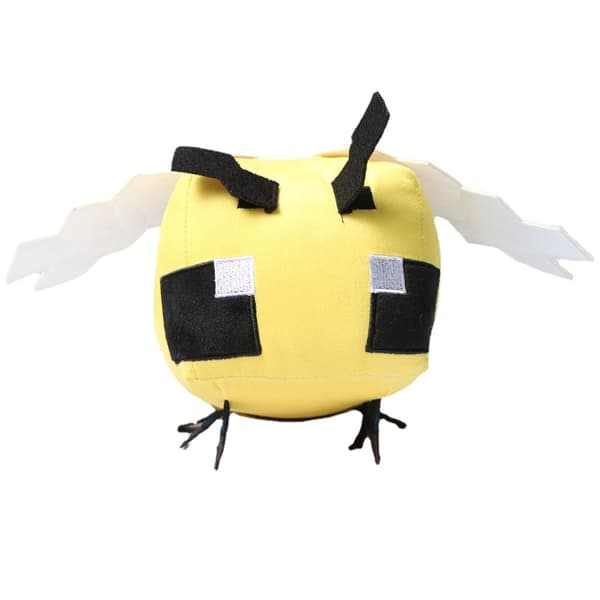 1 Pakk Minecraft Bee Spill Perifer Plush Leke Gul Bee Figu