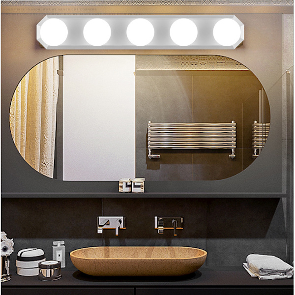 LED-spegellampa - 5 LED-lampor - Hollywood-stil - Smyckeslampa -