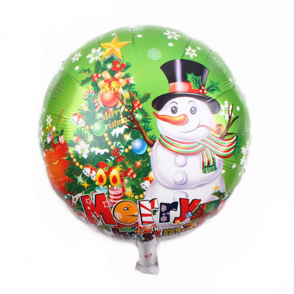10 st jul aluminiumfolie jultomten ballonger festtillbehör