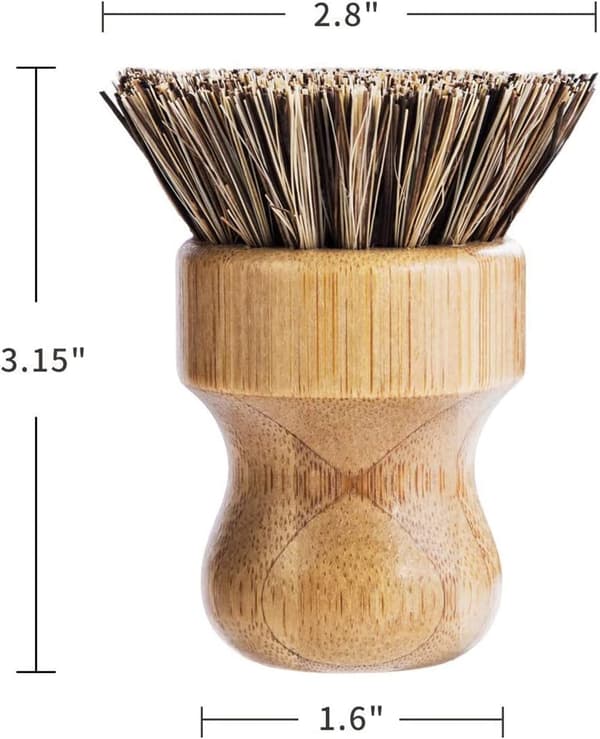 3 stycken Mini Köksredskap Diskborste, Tunna Palm Borstar