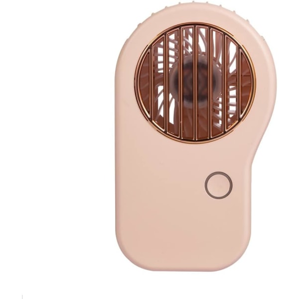 Halskæde Fan (Pink), Mini Håndholdt Fan, Batteridrevet Lille Por