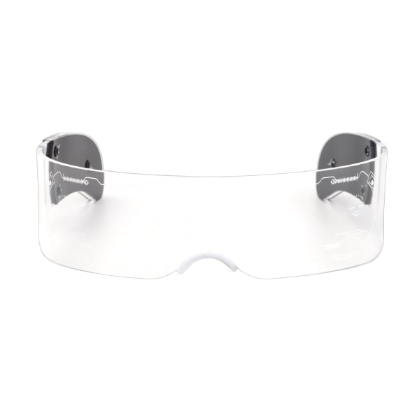 Halloween-utrustning, självlysande glasögon, färgglada LED Cool Sci-f