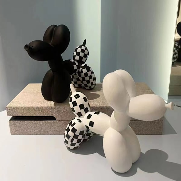 Hunde Ballon Kunststatue, Abstrakt Hund Skulptur, Resin Mode DXGHC
