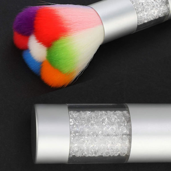 Mjuk Rengöringsborste för UV-Gel Nagelpuder, Manikyrverktyg, Nagelb