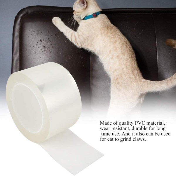 Cat Anti Scratch Tape Trening Sofa Dør Protector Guard Sticker(