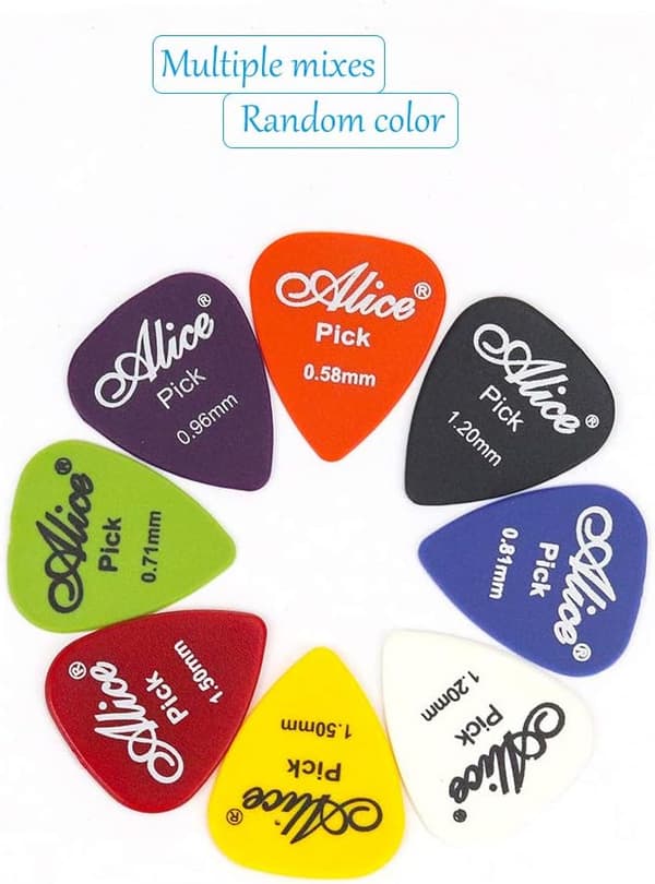 Plectrat, 40 kpl Kitara Plectrum Setti DXGHC:lle
