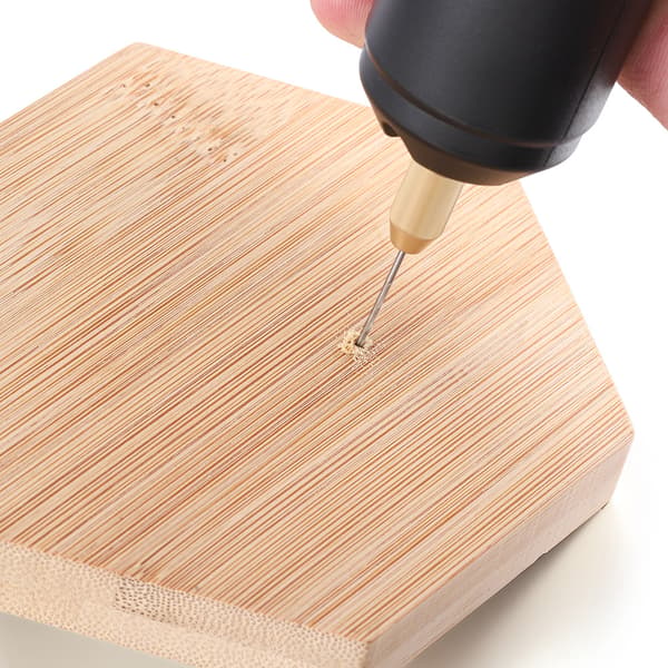 Mini Elektrisk Drill Bærbar USB Drill med 3 stk. Bits Håndverk R DXGHC