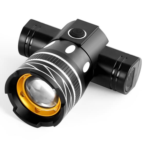 Sykkelforlykter T6USB oppladbare blendende lys natt