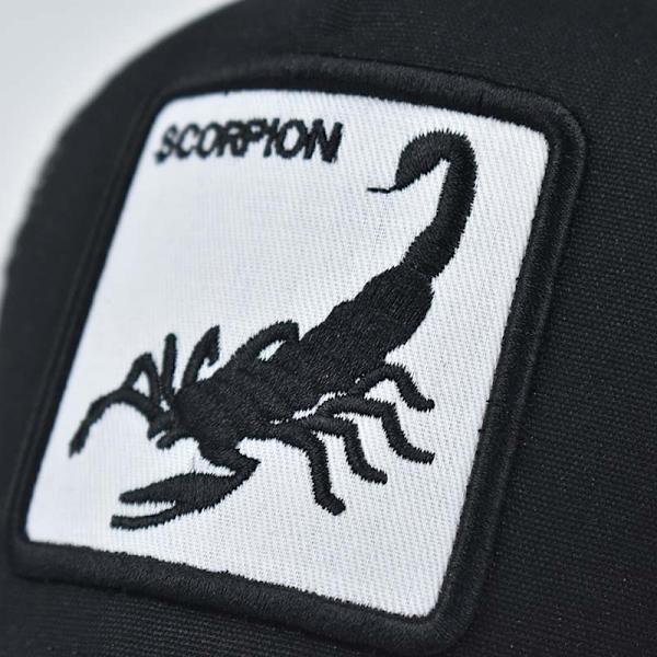 Scorpion-kuvioinen verkkolippis miehille ja naisille