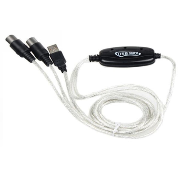 MIDI till USB-kabel elektroniskt orgelmusikkabel musikredigering c