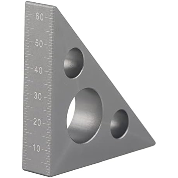 Vinkelmåler i Aluminium Legering Trekant Måler Tømrer Måling