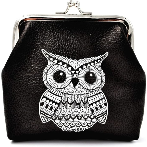 Pu læder møntpung Cute Animal Wallet Bag Change Pouch Gaver f