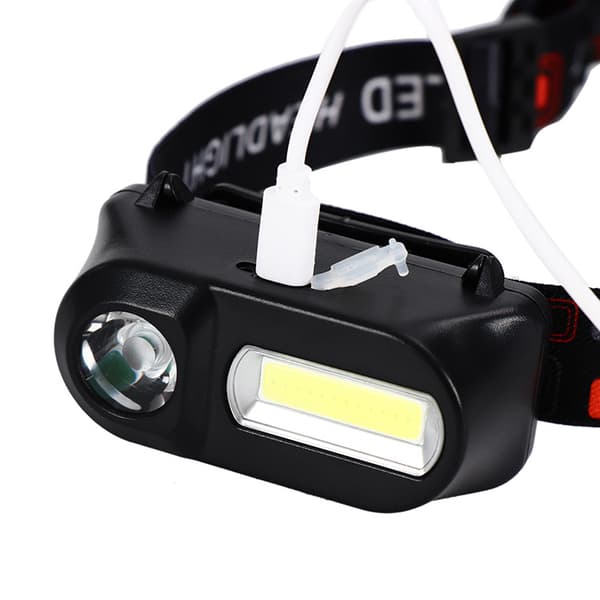 COB Multifunktionel USB-Interface Opladningsforlygte Udendørs Nød