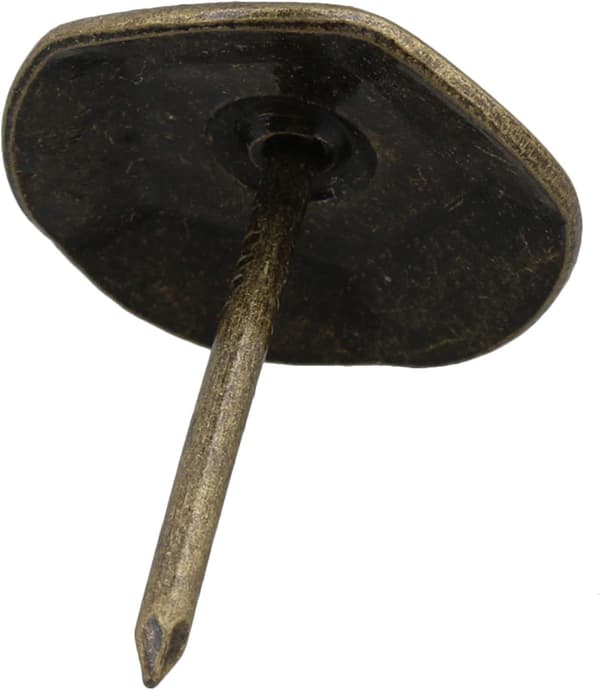 Sett med 50 dekorative bronse spiker 23 x 19 mm