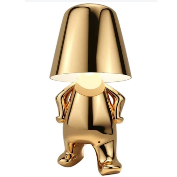 Liten gullmann LED-lampe