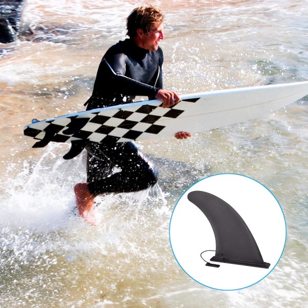 Aftagelige surfingfinner, nylonforstærkede surfingbrætfinner, padlefinner som ende-SUP, padlefinner som kanotilbehør,