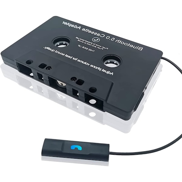 Bluetooth-kassettadapter til AUX-mottaker, konverter biltelefon