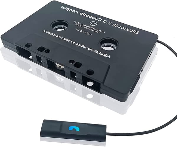 Bluetooth-kassettadapter till AUX-ingång, konvertera biltelefon