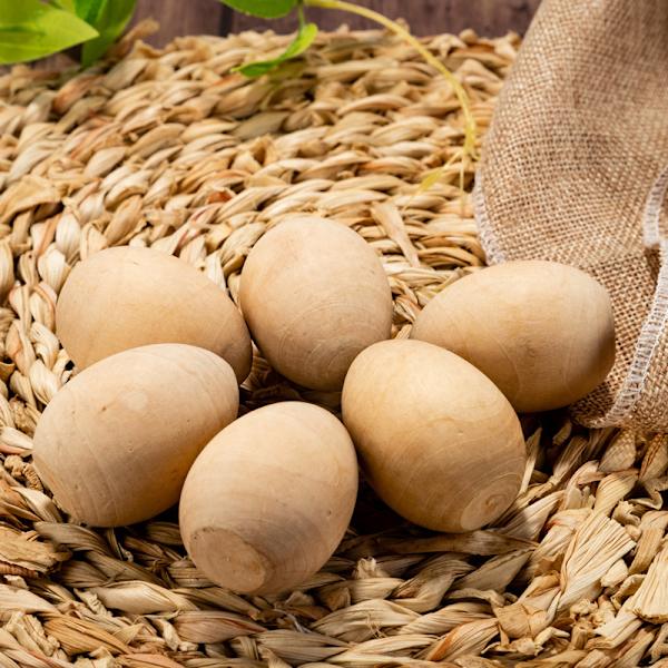 20 stk. Solide tre egg for decoupage maling og pyrografi