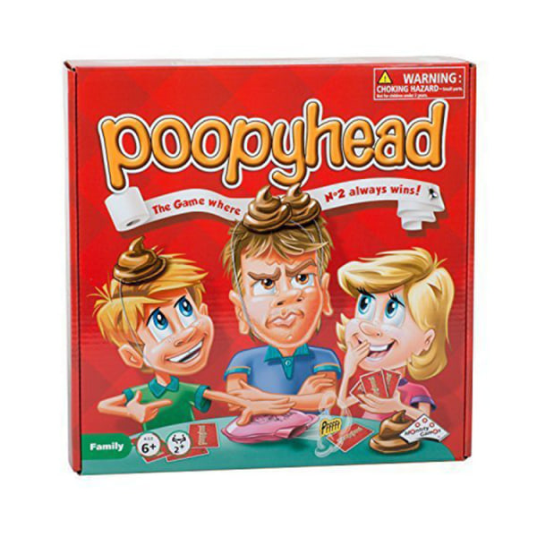 Poopyhead Dirty Action Solitaire Bordsspel Schackkort Trick Toy