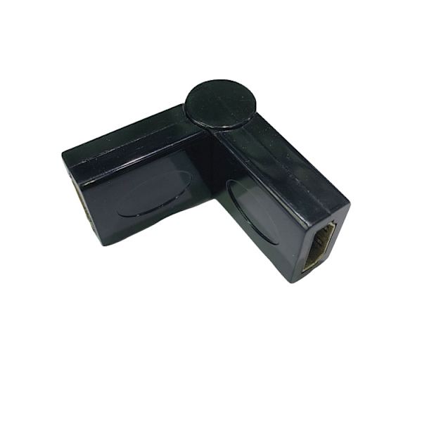 HDTV-adapter hona till hona 180 graders rotation L-böjadapter