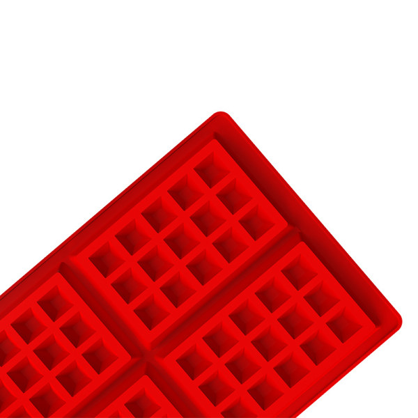 Silikonform for runde og firkantede vafler - DIY-form
