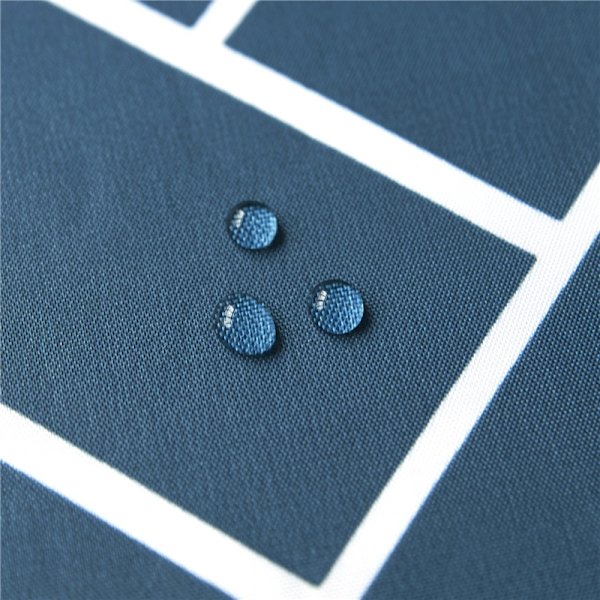 Textil duschdraperi 200x200 gradient twill, mögelresistent