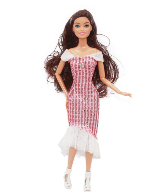 4 st 30 cm Barbie dockklänningar klänning klänning kostym liten klänning