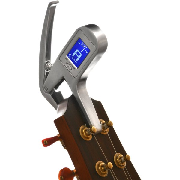 (AC-05) Stemmer + guitar capo alt i én. Metal capo til elektr DXGHC