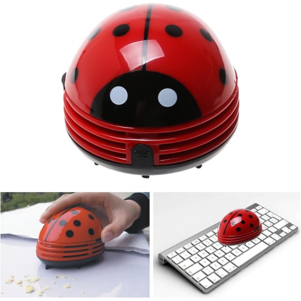 Mini Ladybug Shaped Dammsugare - Dammsugare för rengöring