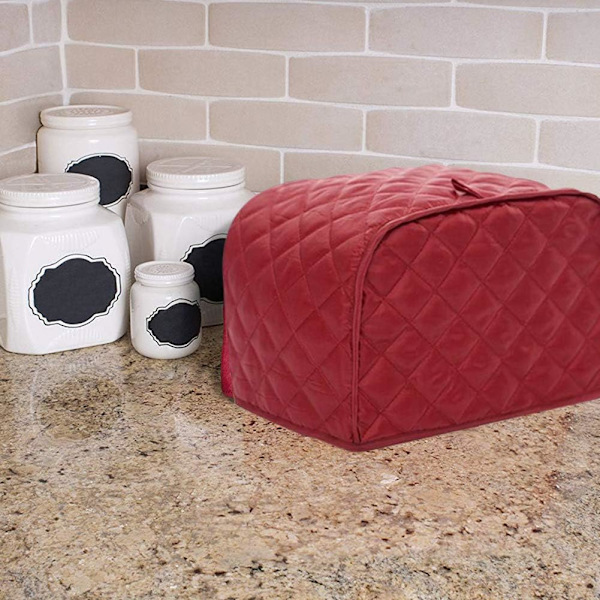 Quiltet Toasterdeksel i Bomull/Polyester for To-Skives Toaster og