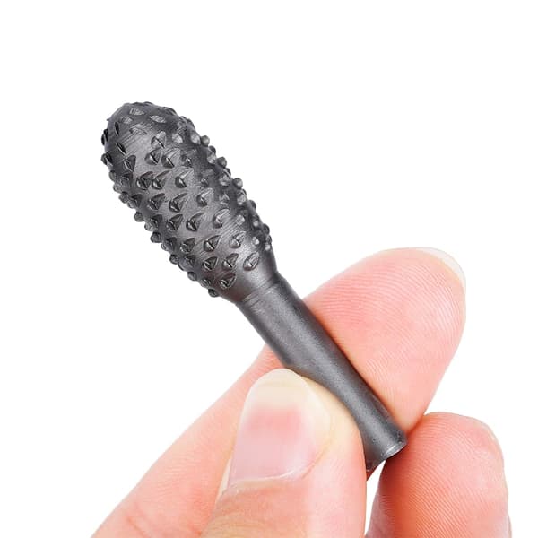 Rotary Burr Sæt Kraftværktøjer Træ Slibning Solid Stål Rasp Carbid