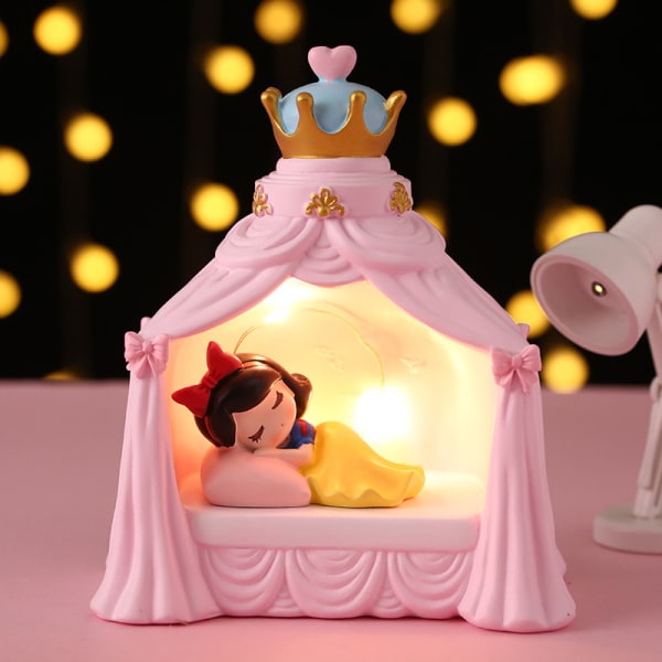 Princess Series Pink Castle Nightlight Gift Girl Room Decorati