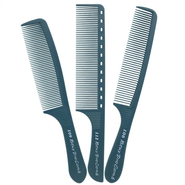 12 stk. Hår Salon Special Plastik Trimmer Spids Halen Kam