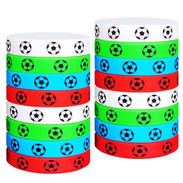 4-pack (Armband för män, kvinnor & tonåringar, Silikon Gummiband