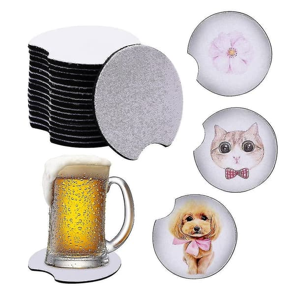 20st Sublimation Blanks Bilmålning Cup Hållare Pad Kompatibel DXGHC