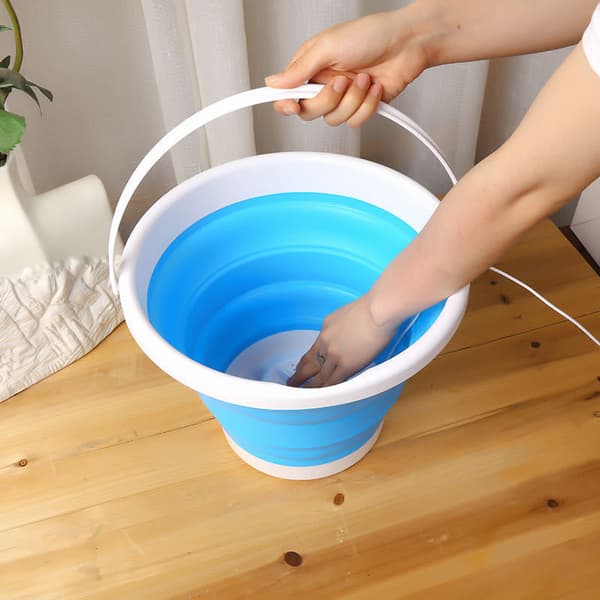 Bærbar Mini Vaskemaskin, Foldbar Turbo Vask Kompakt U