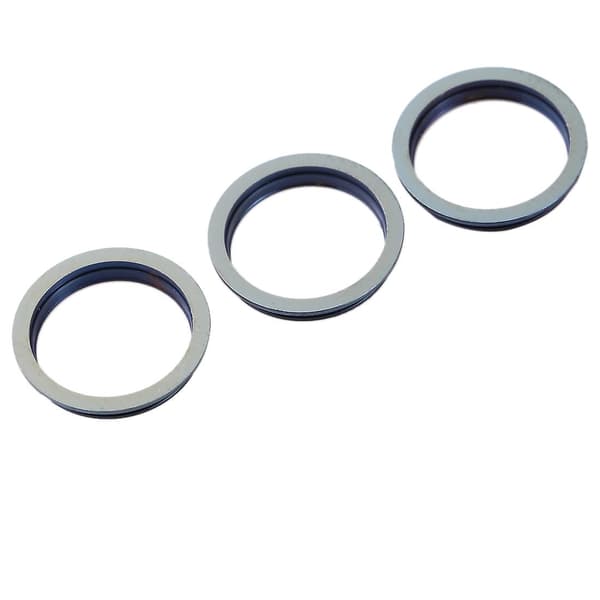 3 st Bakre Kamera Glaslins Metallskydd Ring För Ip DXGHC