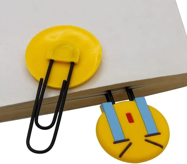 Emojis-formede bogmærker - med papirclips, til børn, piger, drenge