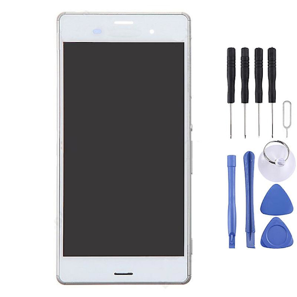 Lcd-skärm+pekskärm med ram för Sony Xperia Z3 DXGHC