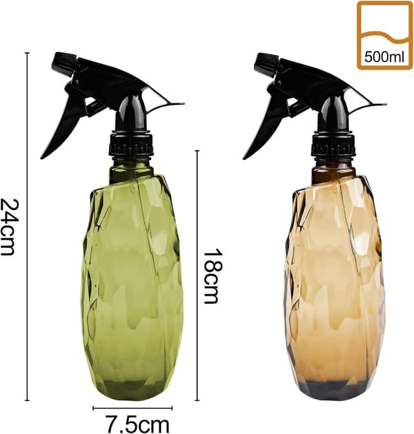 3 stk 500 ml hårsprayflasker, påfyllbare tomme sprayflasker DXGHC