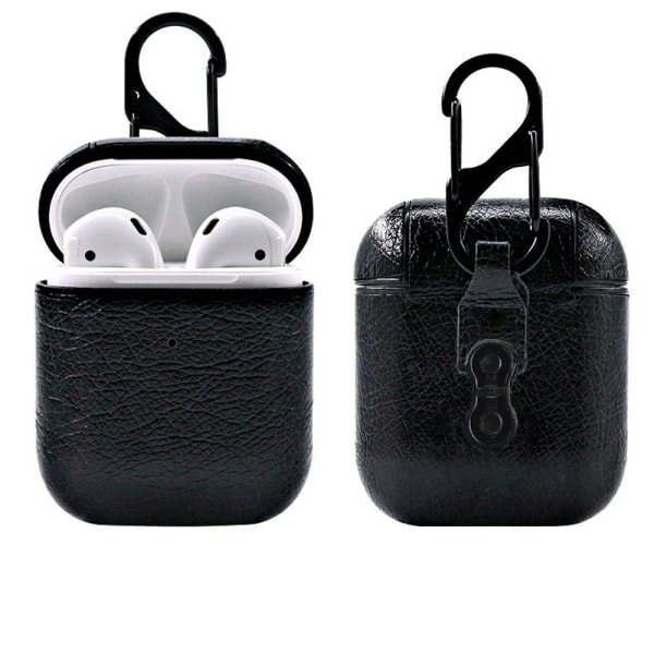 Läder PU Hörlursfodral för Airpods2 Bluetooth Hörlurar