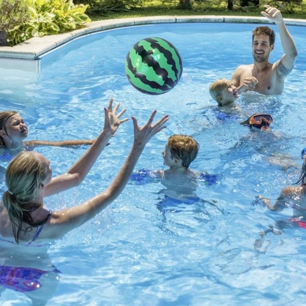Uppblåsbara Vattenmelonbollar, 4 Strandbollar för Vuxna, Utomhus