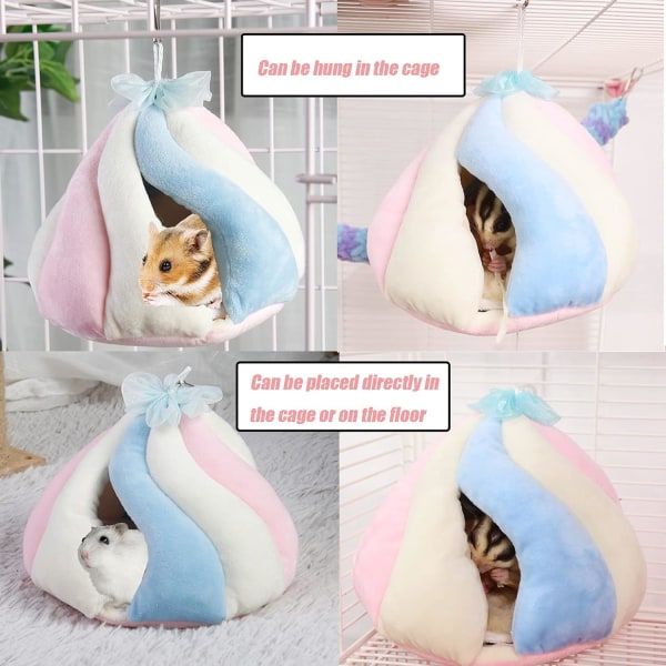 Hamster varm säng, liten djur Hamster bomulls sovnest Pl