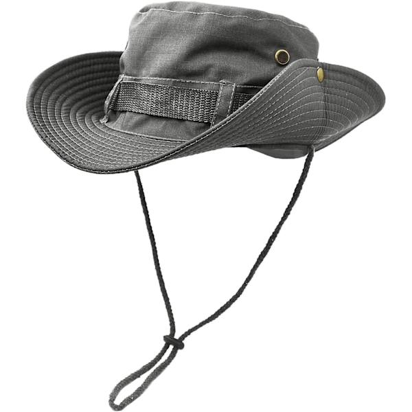 Udendørs Solhat med Bred Skygge, Dobbelt Lag Klassisk Combat Army Stil