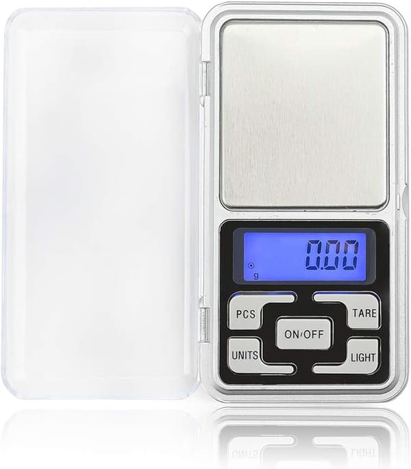 1,1 kg/500 g (0,01 g) Högprecisions Digital Smyckesvåg i Foder